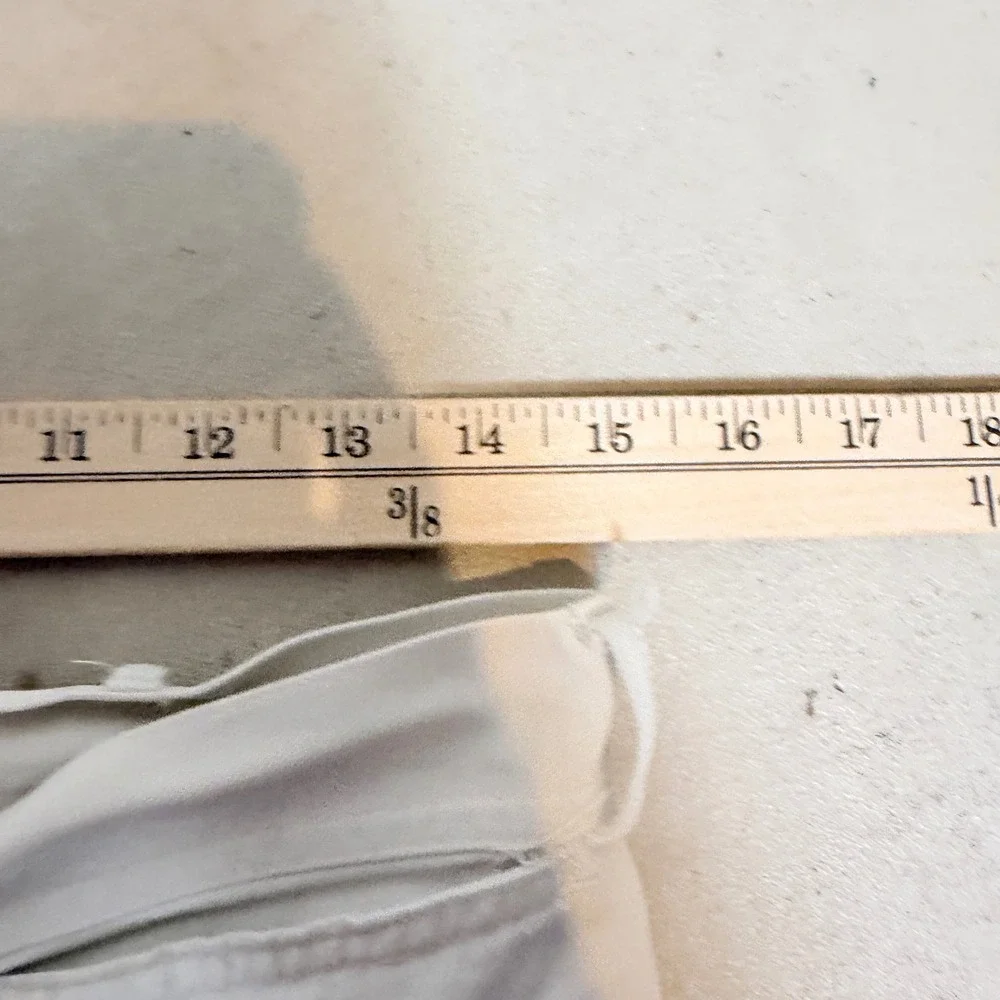 Vintage 60s US Navy White Bell Bottom Sailor Pants Mens 30x29 Cotton Twill Named